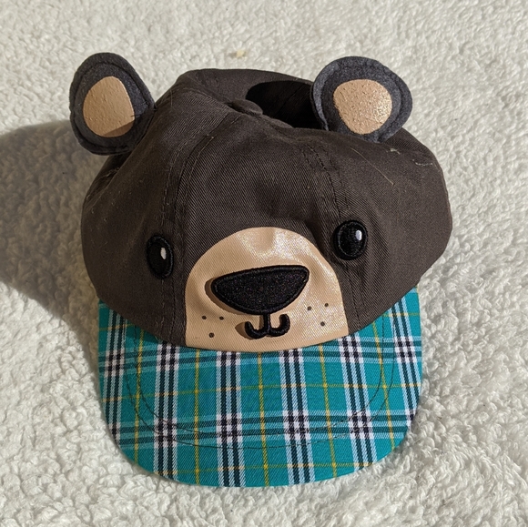 ♦️ B2G1FREE ♦️ NWT Julie and Joe bear ballcap - Picture 1 of 3